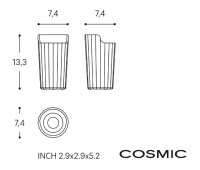 MEDIDAS PORTACEPILLOS ENCIMERA L'AVENIR COSMIC